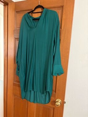Banana Republic Teal Green Mini Dress